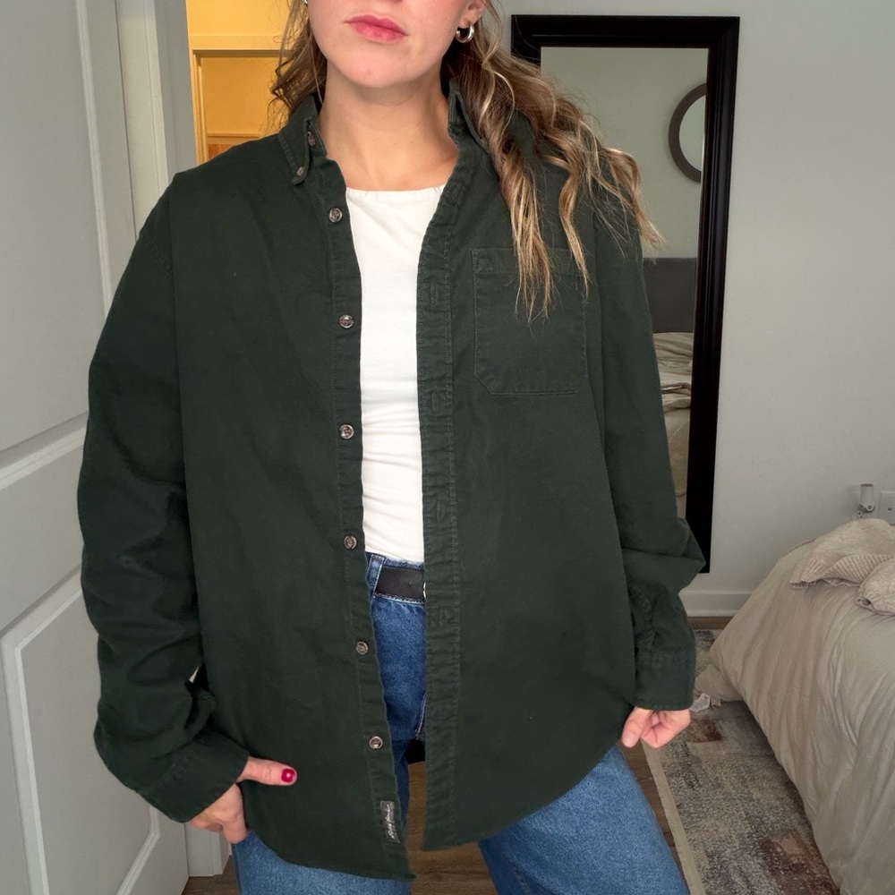 Eddie Bauer Dark Green Utility Jacket